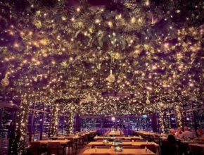 This Rooftop Bootle Restaurant Is Spectacularly Decked Out For Christmas • 14 Bar Grill