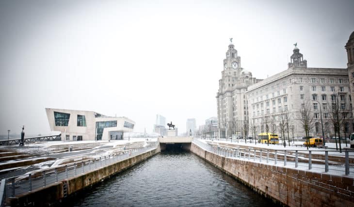 Snow Is Forecast For This Evening And Tomorrow In Liverpool