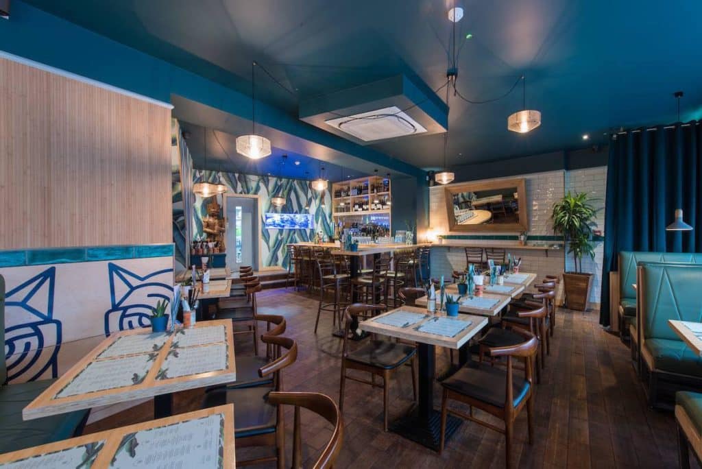 Inside Tiger Rock Restaurant in Liverpool