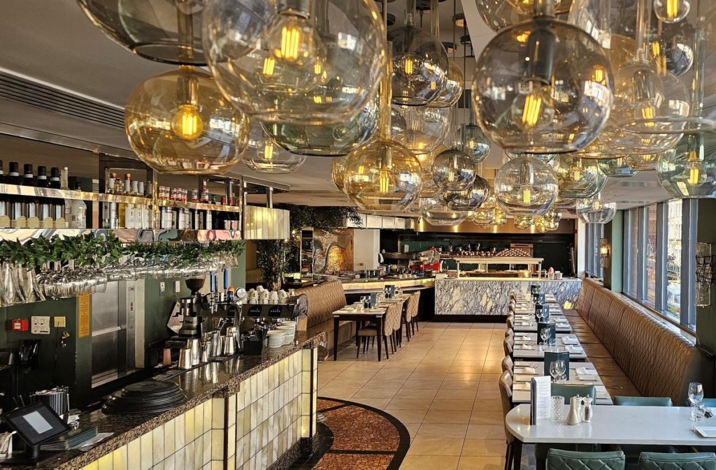 Inside Il Forno Bocconcini Bar & Restaurant in Liverpool