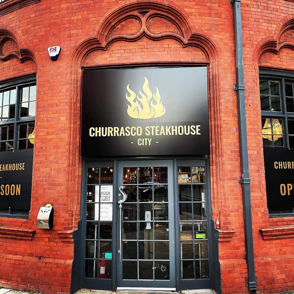 Exterior to Churrasco Steak House in Liverpool
