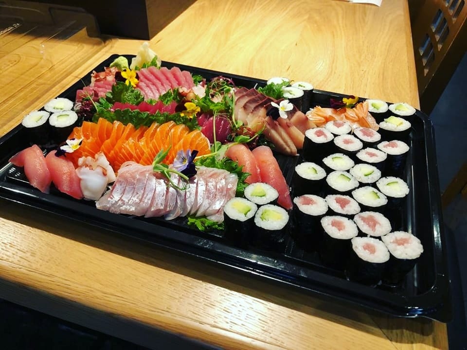 Sushi selection from Etsu in Liverpool